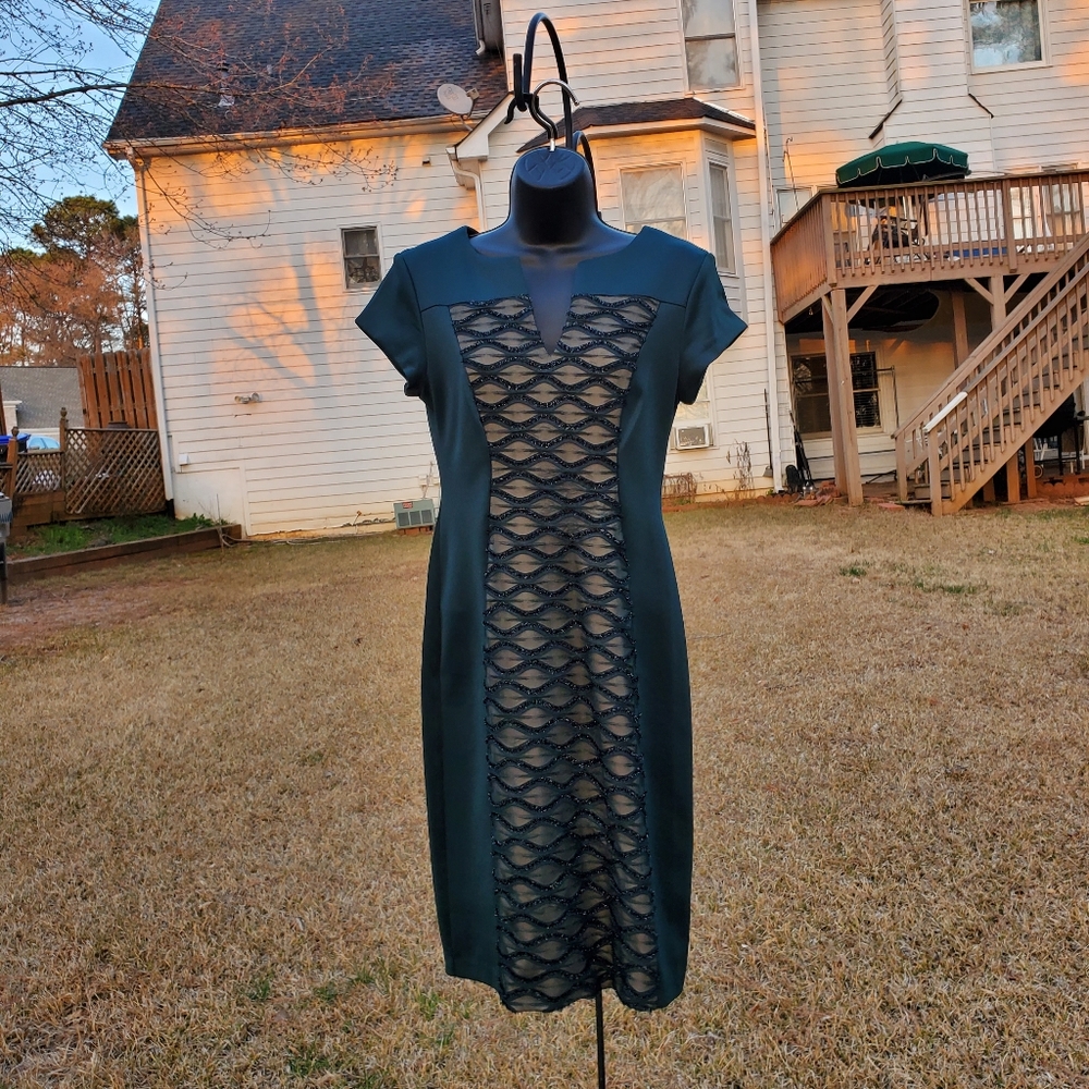 Dark green dress